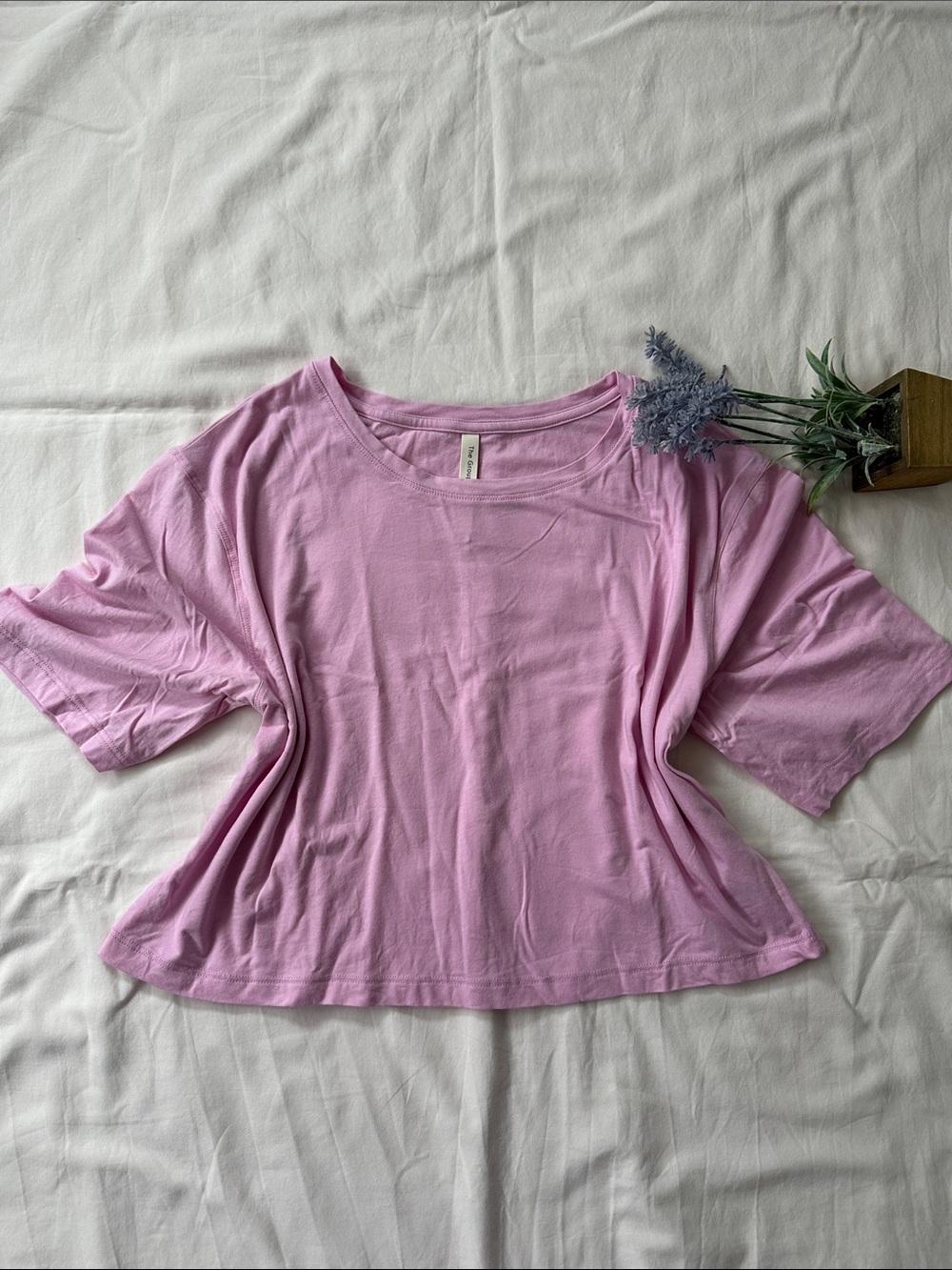The Group Babaton Relaxed Scoop Neck Women’s Top in Pink